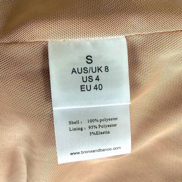 Bronx and Banco Megan Long Sleeve Mini Dress in Rose Pink Small (2-4 US) Women’s - Picture 6 of 13